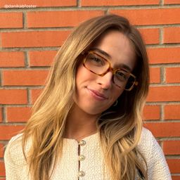 Danielle Tortoise Rectangle Glasses6