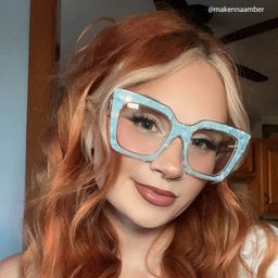 Cailey Square Clear Glasses7