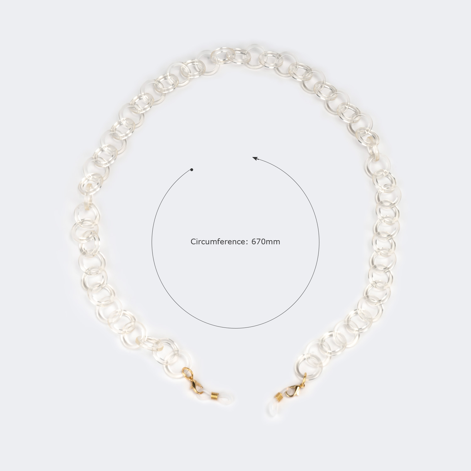 Premium White Ring Eyeglasses Chains2