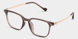William Rectangle Brown Glasses2