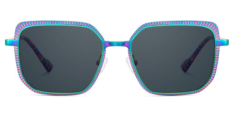 Maverick Square Multicolor Sunglasses