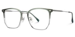 Roque Geometric Green Glasses1
