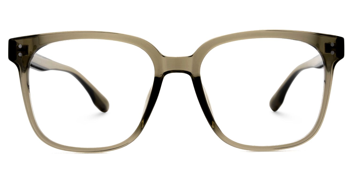Oglesby Square Blue Light Blocking Glasses Matte Green Frame0