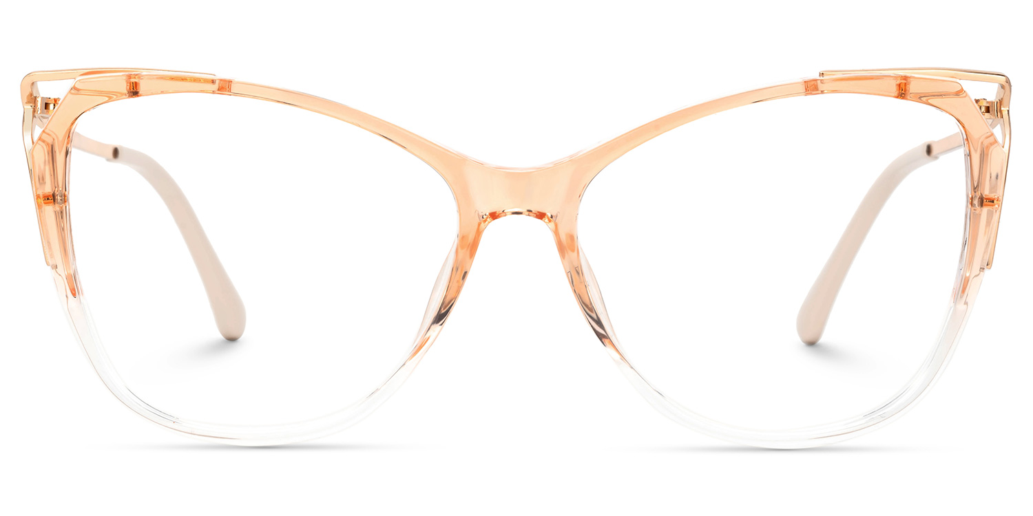 Alana TR90 Butterfly Orange Frame Glasses | ZEELOOL Canada0