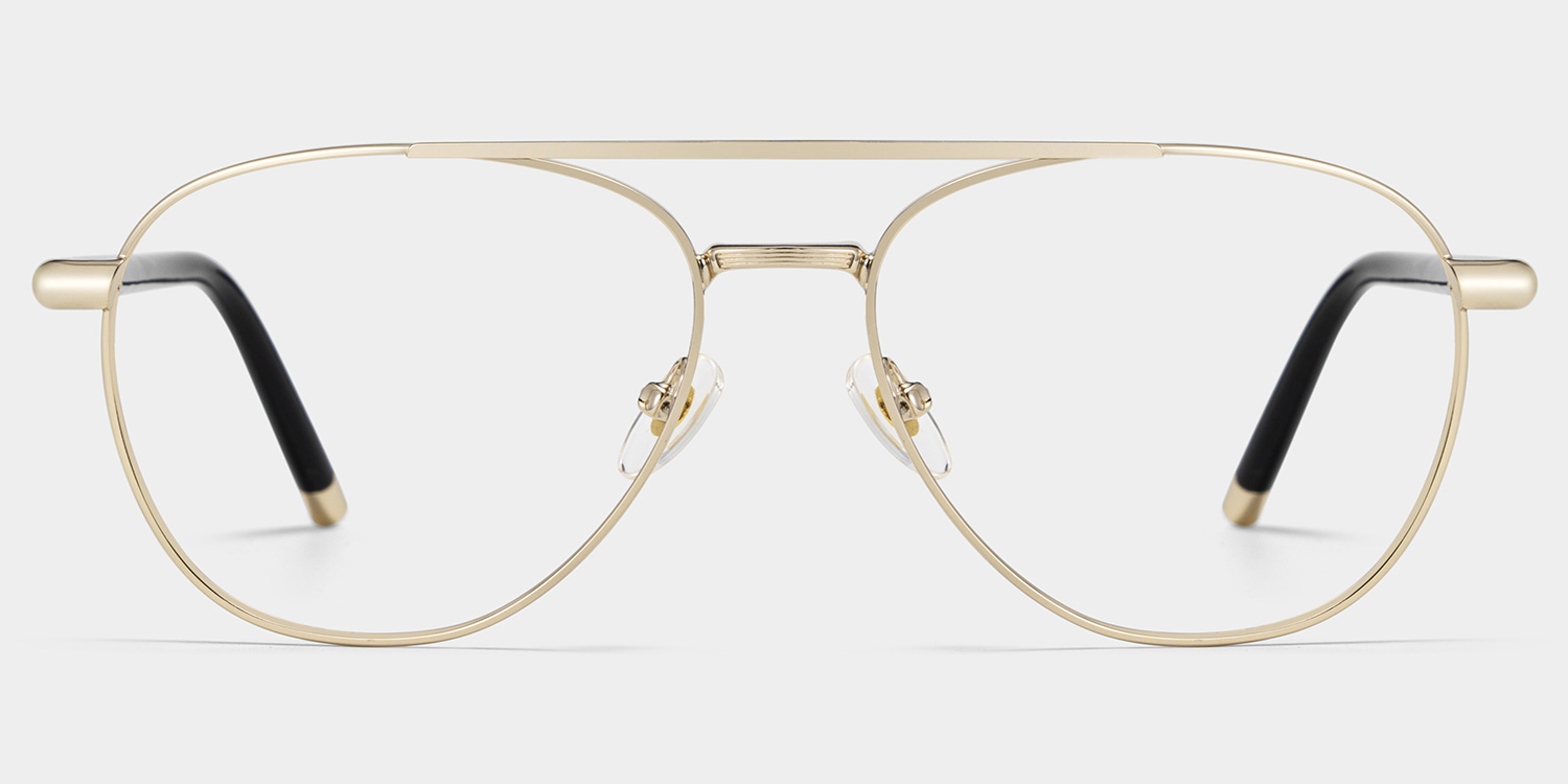 Calvin Aviator Gold Glasses2