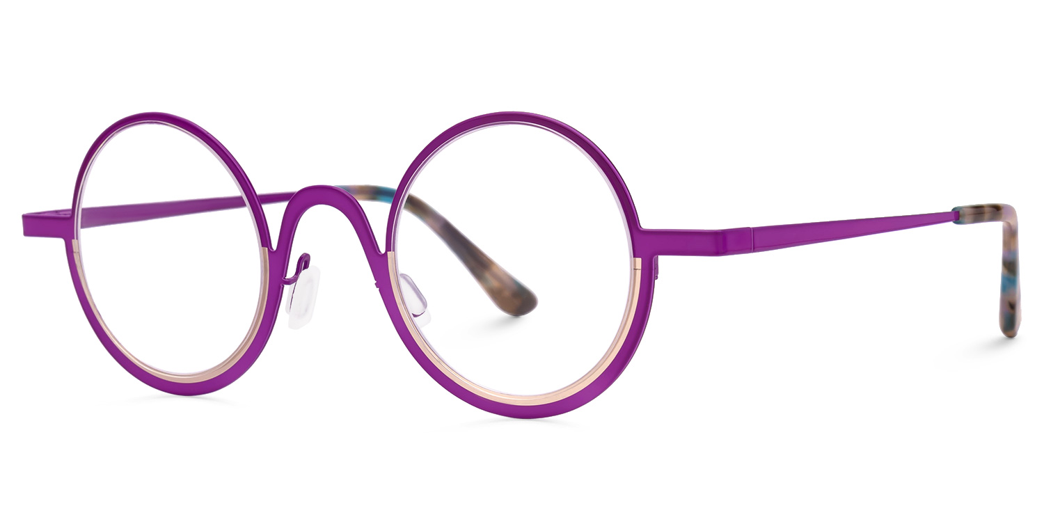 Banfield Round Purple Glasses1