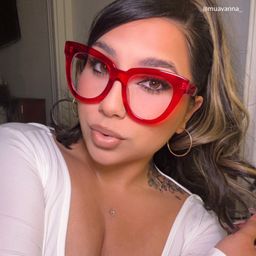 Yaser Cateye Red Glasses8