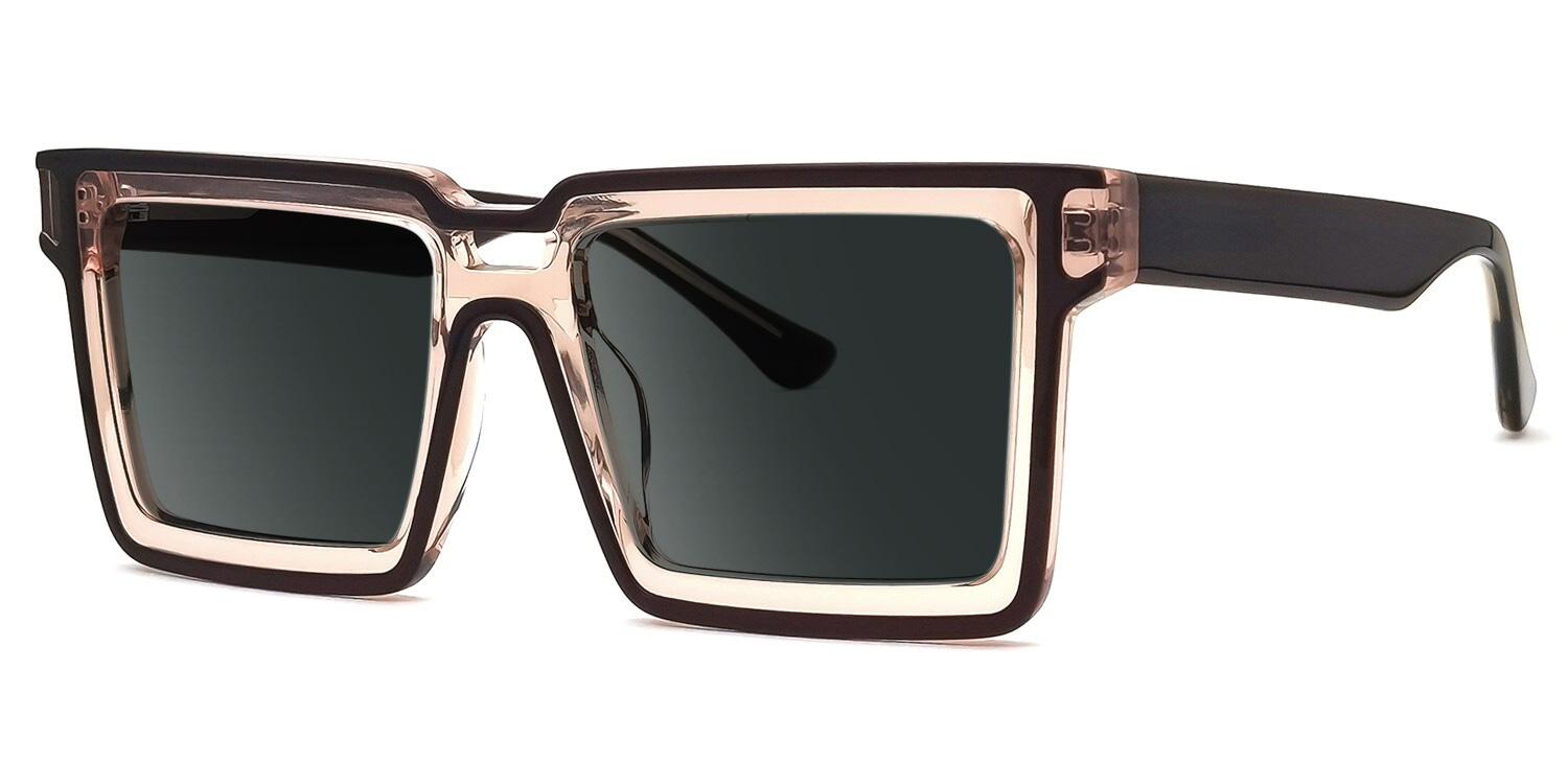Milian Square Brown Glasses1