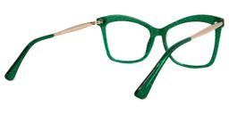 Isaebella Butterfly Green Glasses4