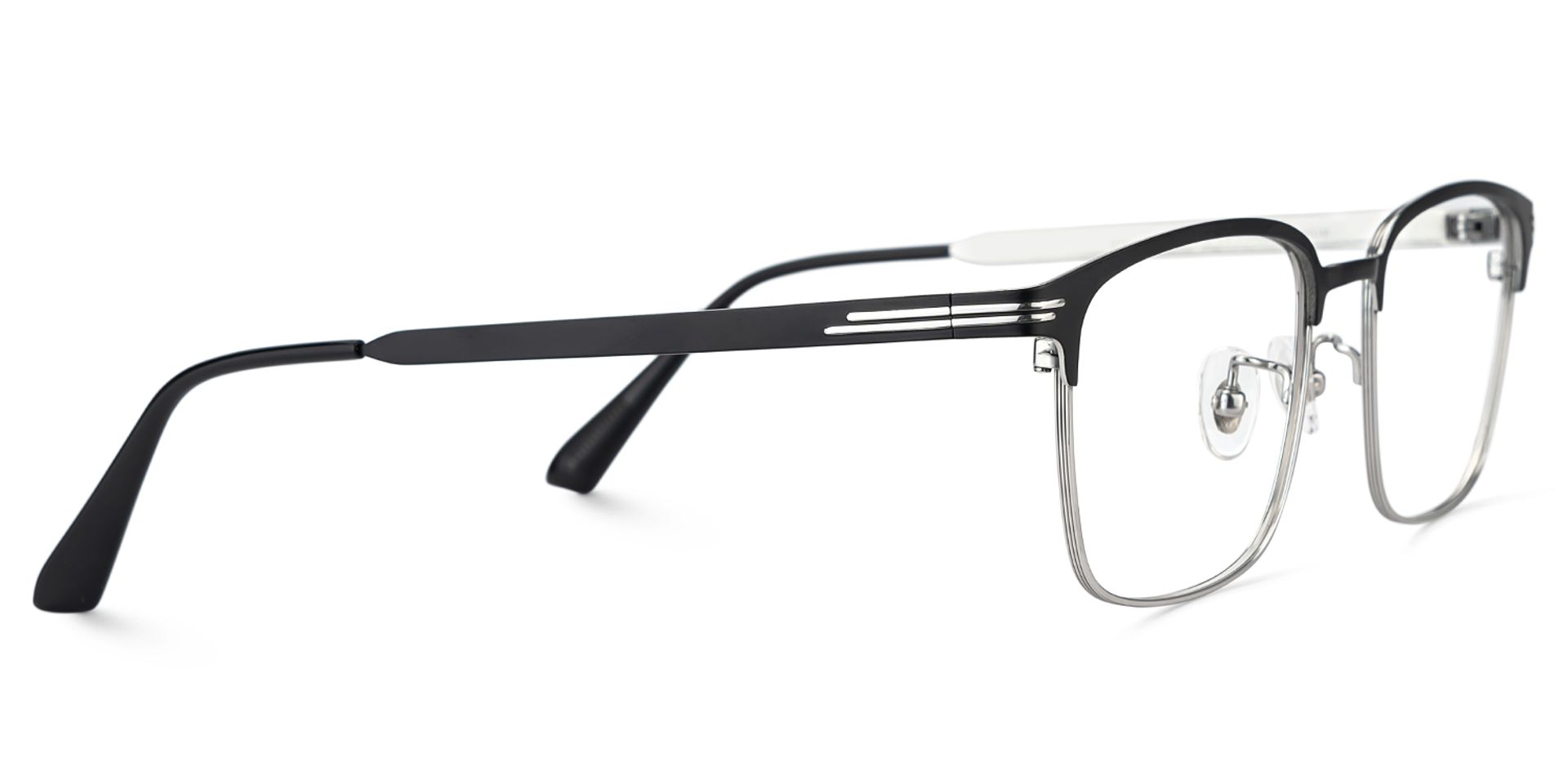 Men's Titanium Glasses Frames with Browline Shape4