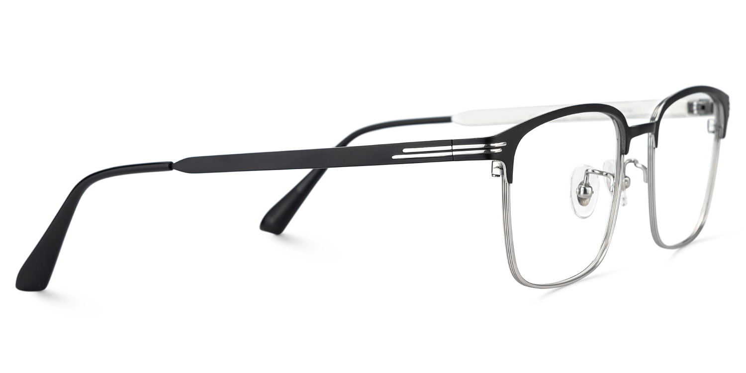 Men's Titanium Glasses Frames with Browline Shape4