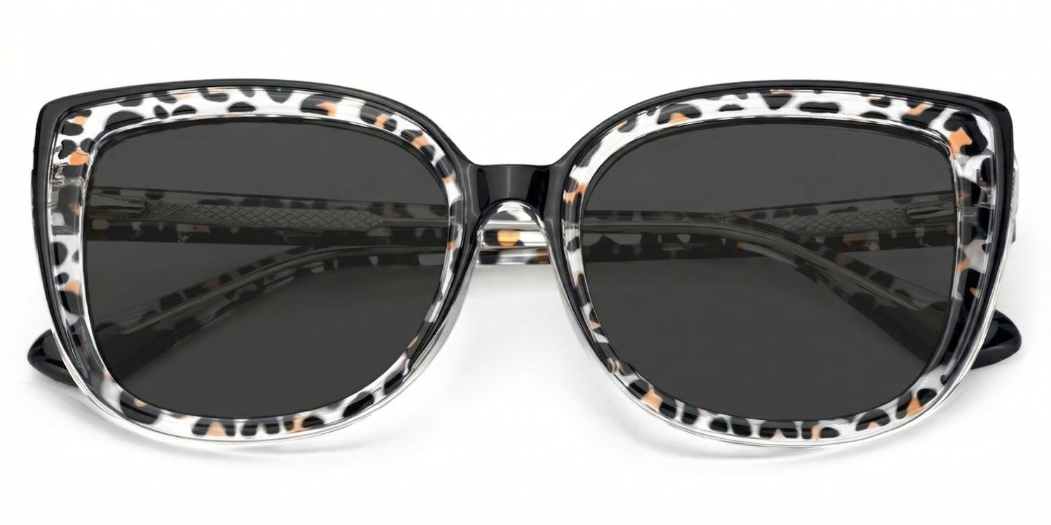 Large Tortoise Shell Eyeglasses Frames With Cat Eye Shape1