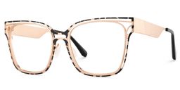 Dacarine Tortise Square Glasses3