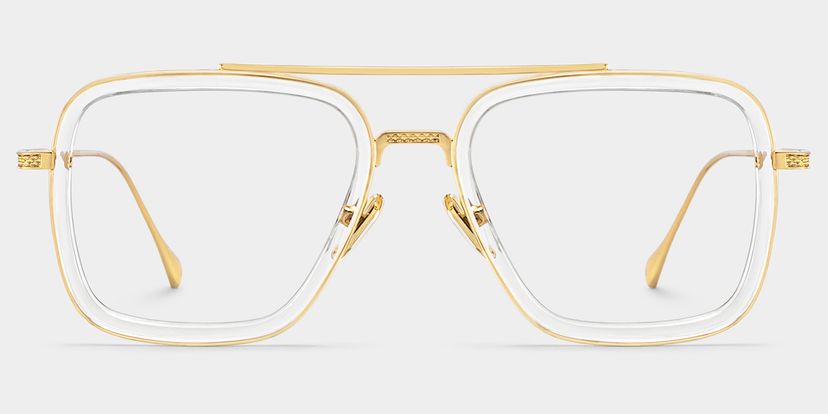Gifford Aviator Clear Glasses