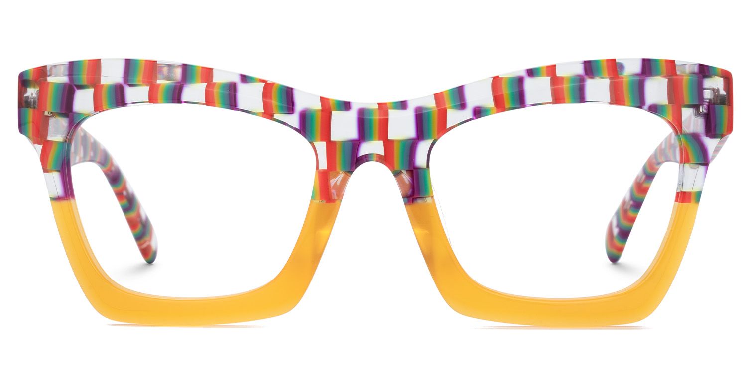 New Arriva Striped and Orange Glasses for Benitez Frame | ZEELOOL Canada0