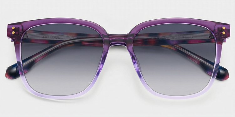 Donnalyn Purple Square Glasses