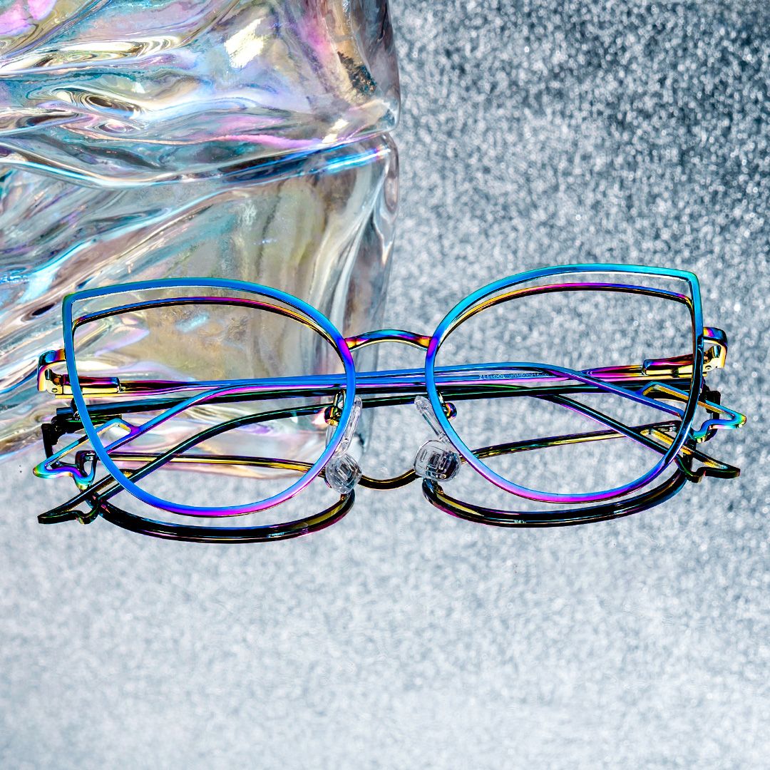 Spivey Cateye Metal Full Frame Eyeglasses | ZEELOOL Canada0