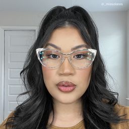 Ellen Cateye Silver Glasses12