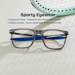 Stable Rectangle Gray Glasses0