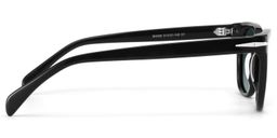 Rocco Black Rectangle Sunglasses3