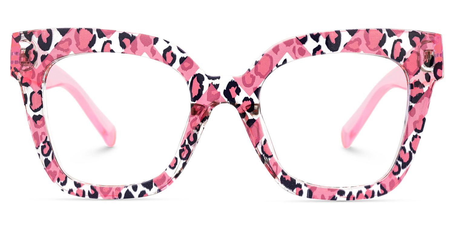 Malcolm Large Havana glasses frames with Transparent Arms | ZEELOOL Canada1