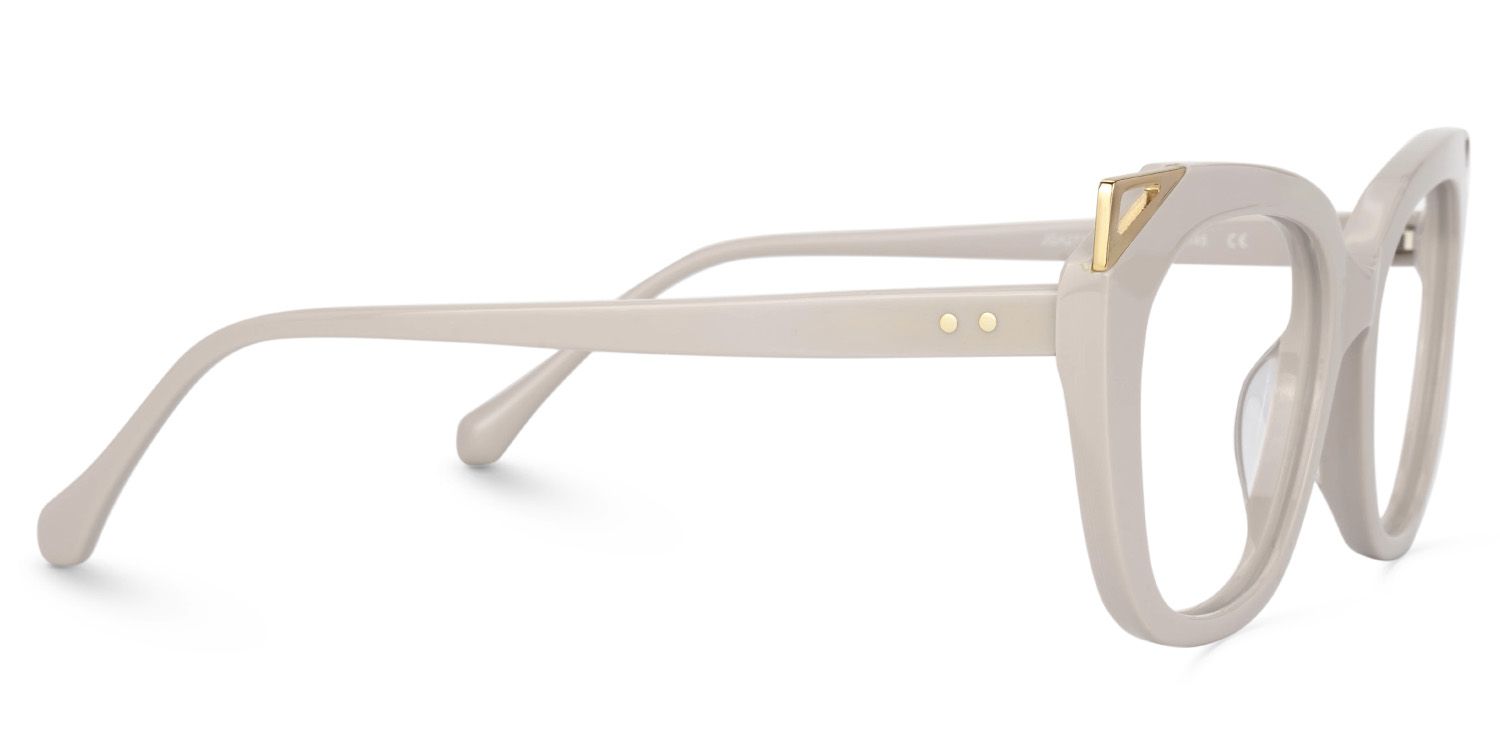 Hellena Cateye Matte Gray Glasses for Ladies | ZEELOOL Canada2