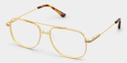 Poppy Gold Aviator Glasses2