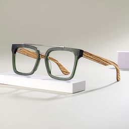 Pascal Aviator Green Glasses0