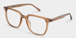 Jude Light Brown Square Glasses3