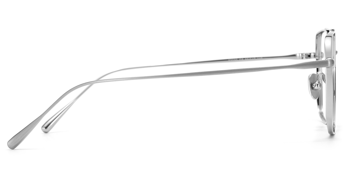 Jensen Eyeglasses in Aviator Sliver Frame | ZEELOOL Canada5