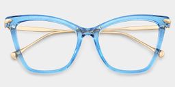 Hilary Butterfly Blue Glasses1