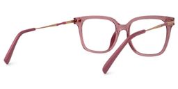Jacqui Square Pink Glasses4