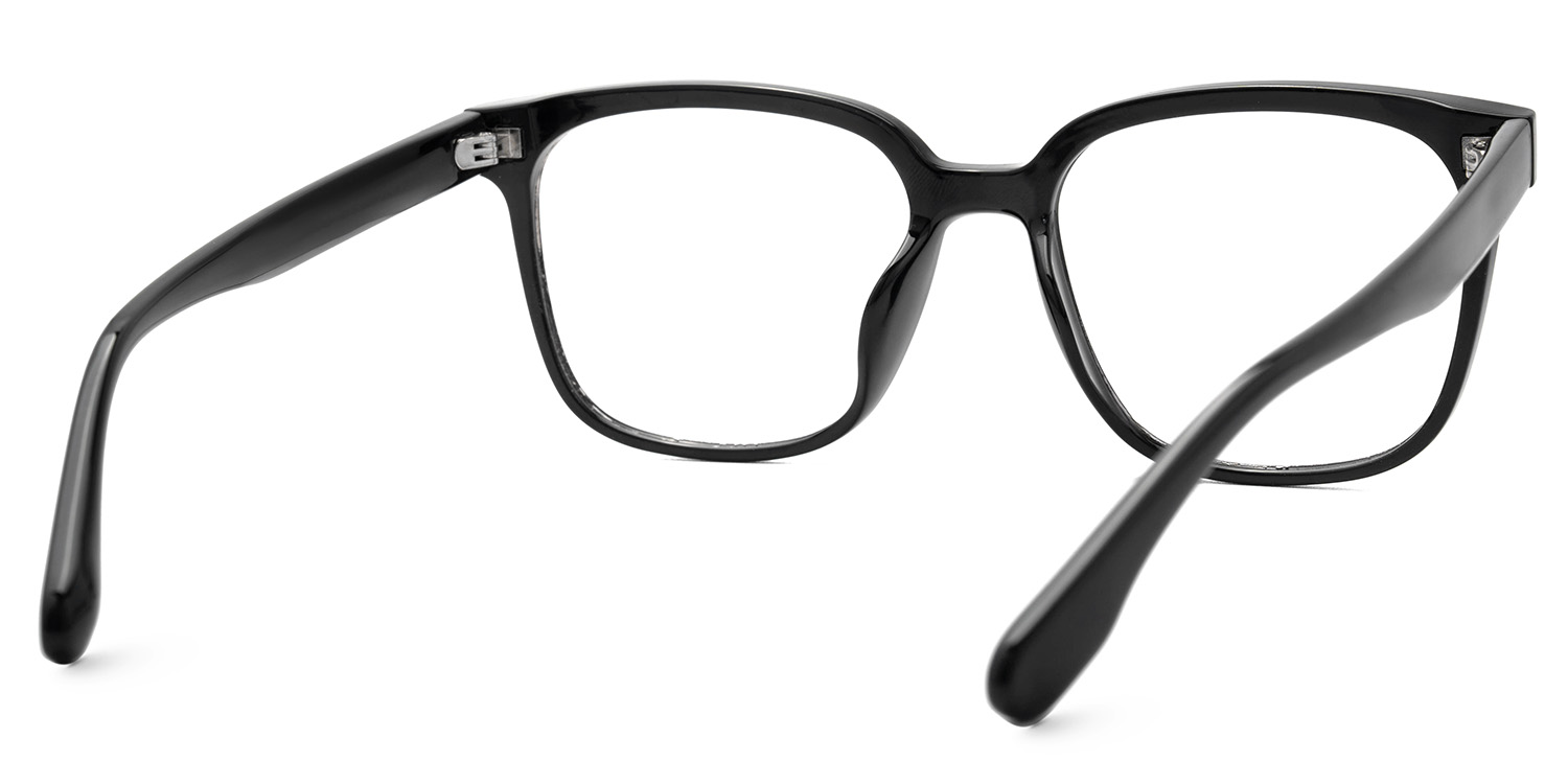 Oglesby Square Blue Light Blocking Glasses Black Frame | ZEELOOL Canada3