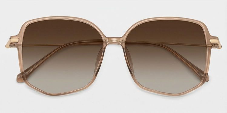 Payton Geometric Beige Glasses