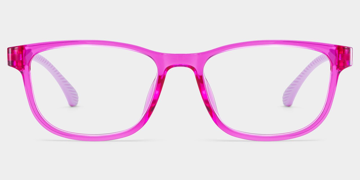 Robin Rectangle Pink Frame Eyeglasses for Pre-tweens0