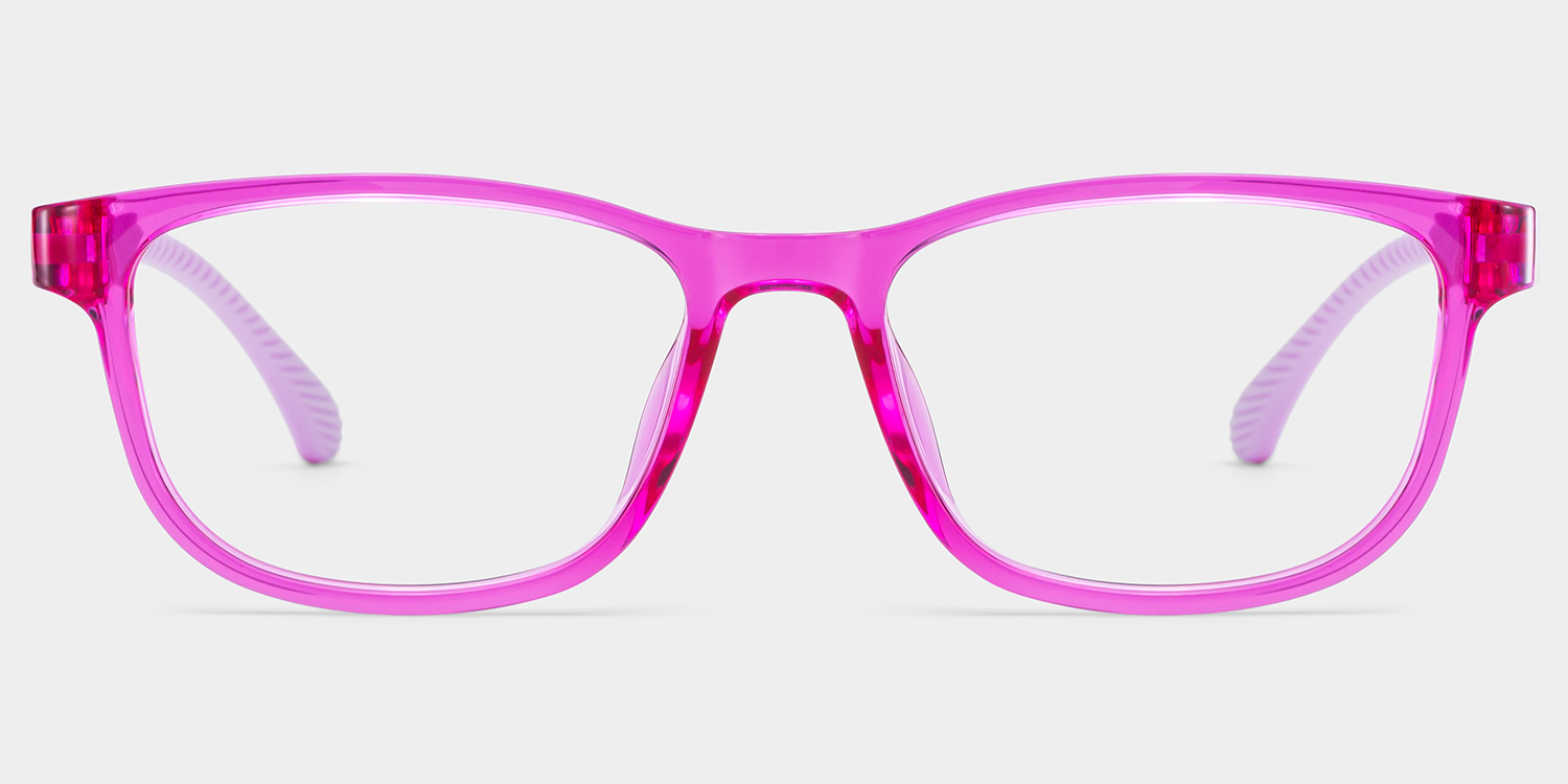 Robin Rectangle Pink Frame Eyeglasses for Pre-tweens0