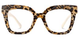Malcolm Havana Square Glasses0