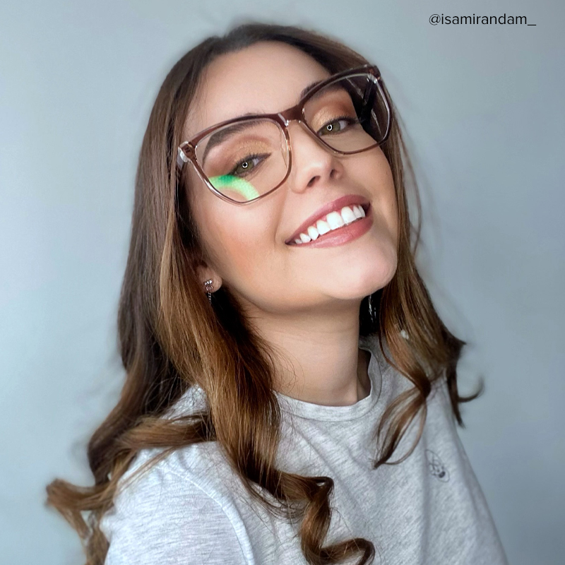Libby Geometric Brown Glasses7