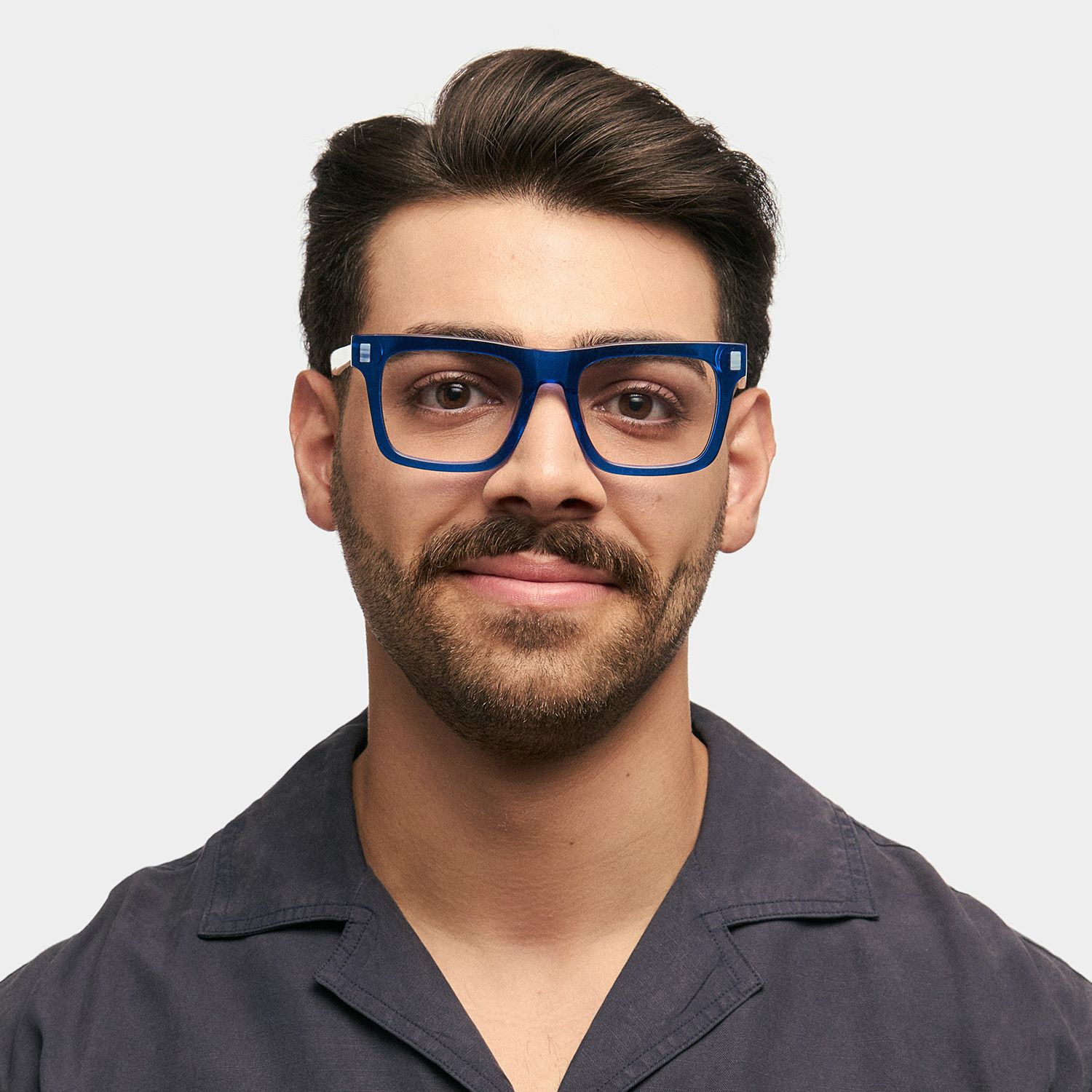Square Blue Glasses For Men | ZEELOOL Canada0