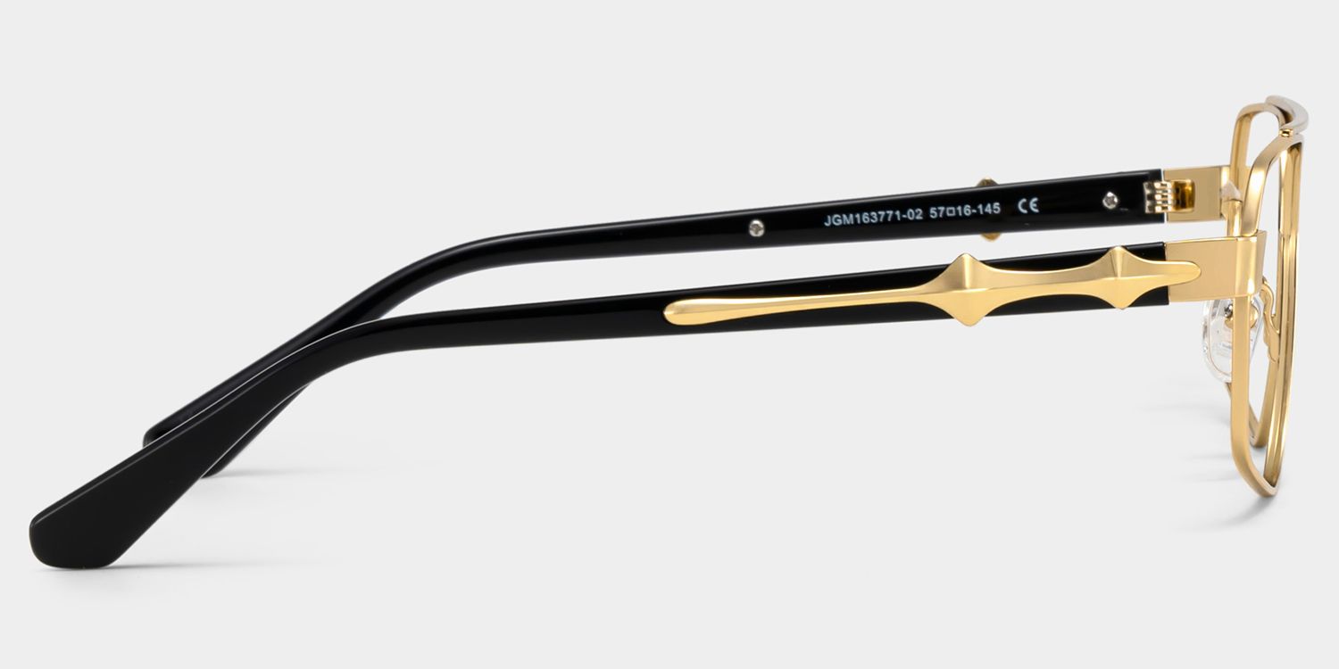 Sterling Eyeglasses in Aviator Gold Frame | ZEELOOL Canada4