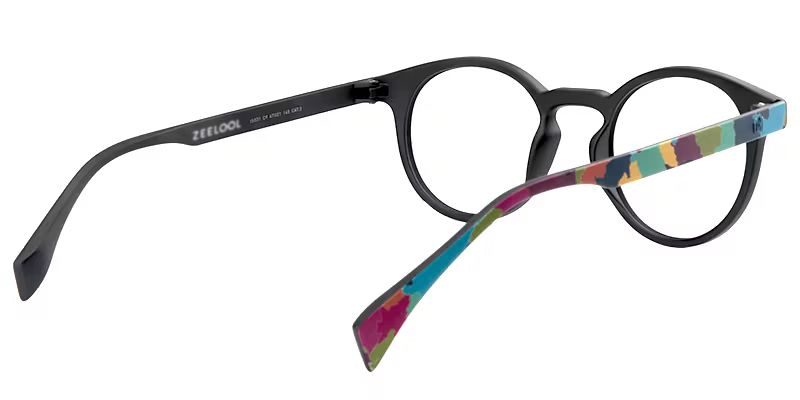Street-Artist Round Colorful Funky Frame Glasses | ZEELOOL Canada4