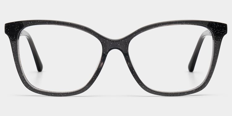 Finnian Square Black Glasses