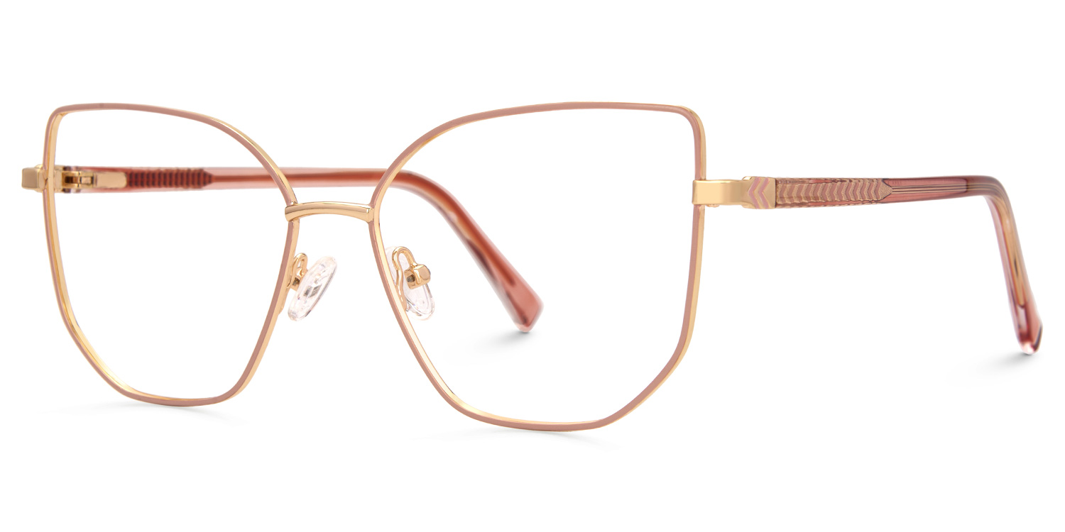 Matte Geometric Sabita Glasses with Full-Frame | ZEELOOL Canada1