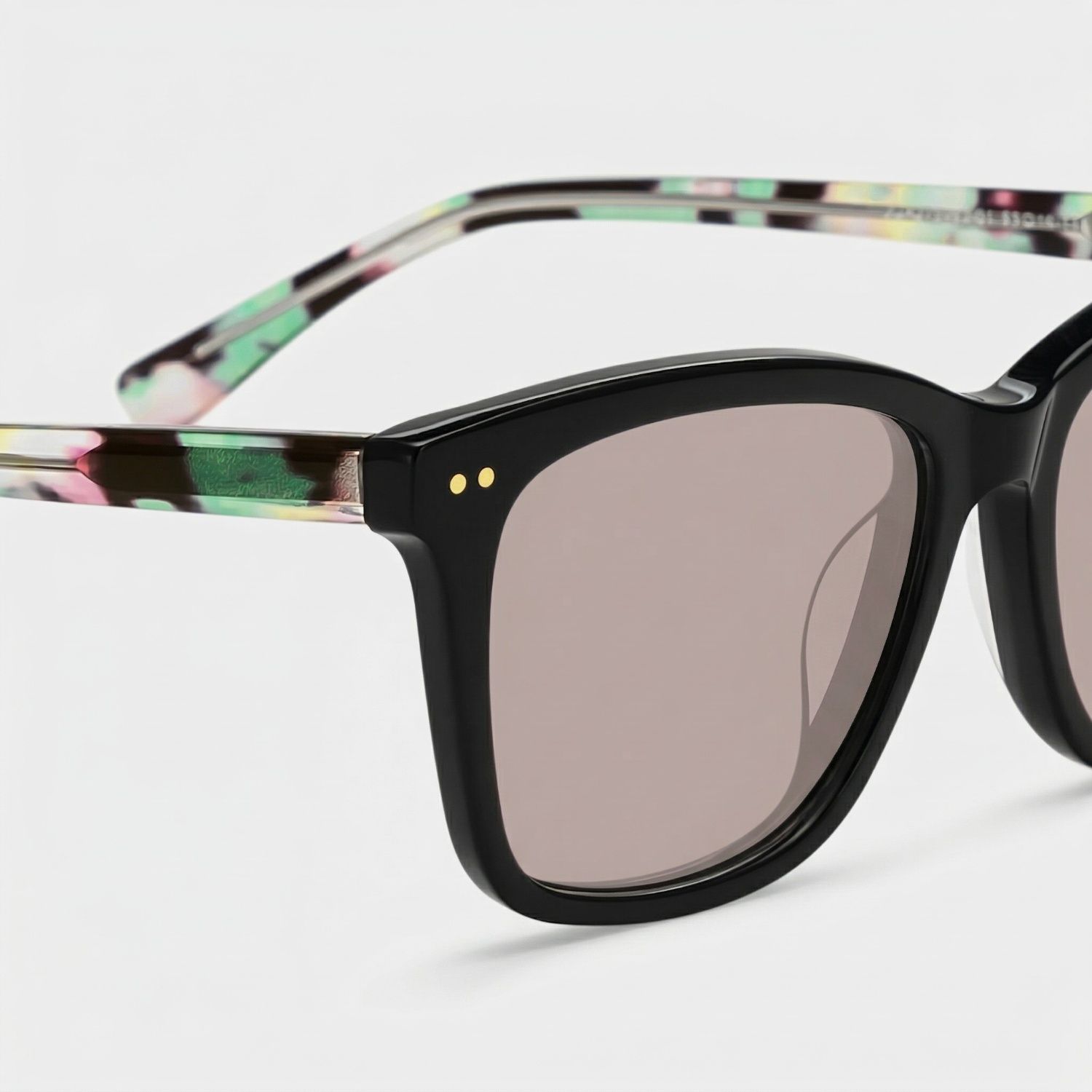 Layla Black Square Nature Eyewear for Woman | ZEELOOL4