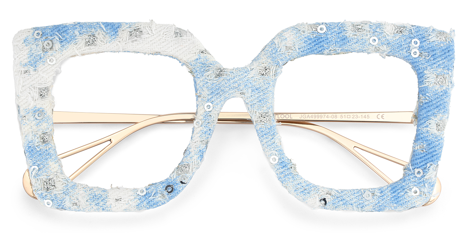 Latanya Cobalt Blue Eyeglasses Frames2