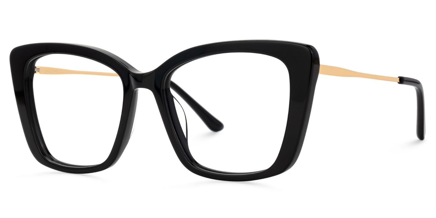 Sheyla Black Cat Eye Frames For Women | ZEELOOL Canada2