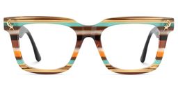 Lauffer Multicolor Rectangle Glasses1