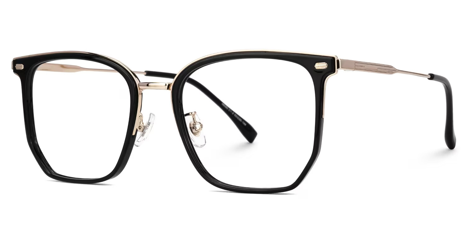 Roque Geometric Black Glasses2