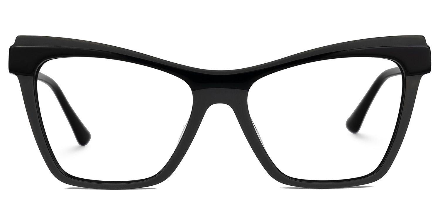 Bouck Cateye Black Glasses0