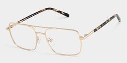Iris Light Gold Aviator Glasses4